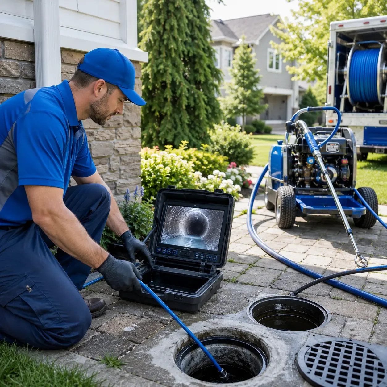 Outdoor drain cleaning professionals serving State Line, PA