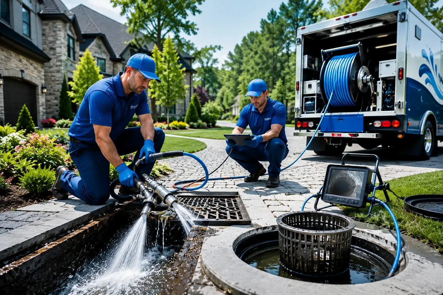 Local outdoor drain cleaning professionals in State Line, PA